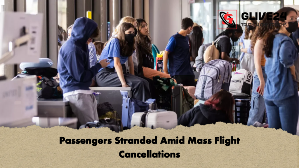 Passengers Stranded Amid Mass Flight Cancellations Passengers Stranded Amid Mass Flight Cancellations