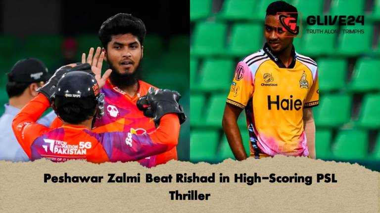 Peshawar Zalmi Beat Rishad in High Scoring PSL Thriller Peshawar Zalmi Beat Rishad in High-Scoring PSL Thriller