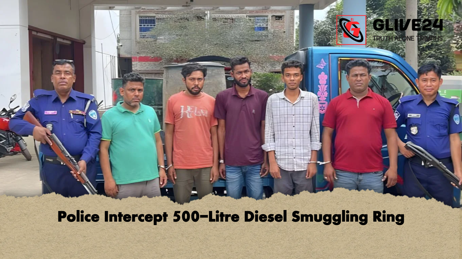 Police Intercept 500 Litre Diesel Smuggling Ring Police Intercept 500-Litre Diesel Smuggling Ring