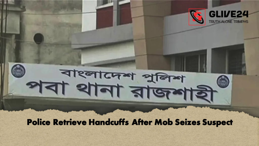 Police Retrieve Handcuffs After Mob Seizes Suspect Police Retrieve Handcuffs After Mob Seizes Suspect