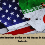 Powerful Iranian Strike on US Bases in Kuwait Bahrain Powerful Iranian Strike on US Bases in Kuwait, Bahrain