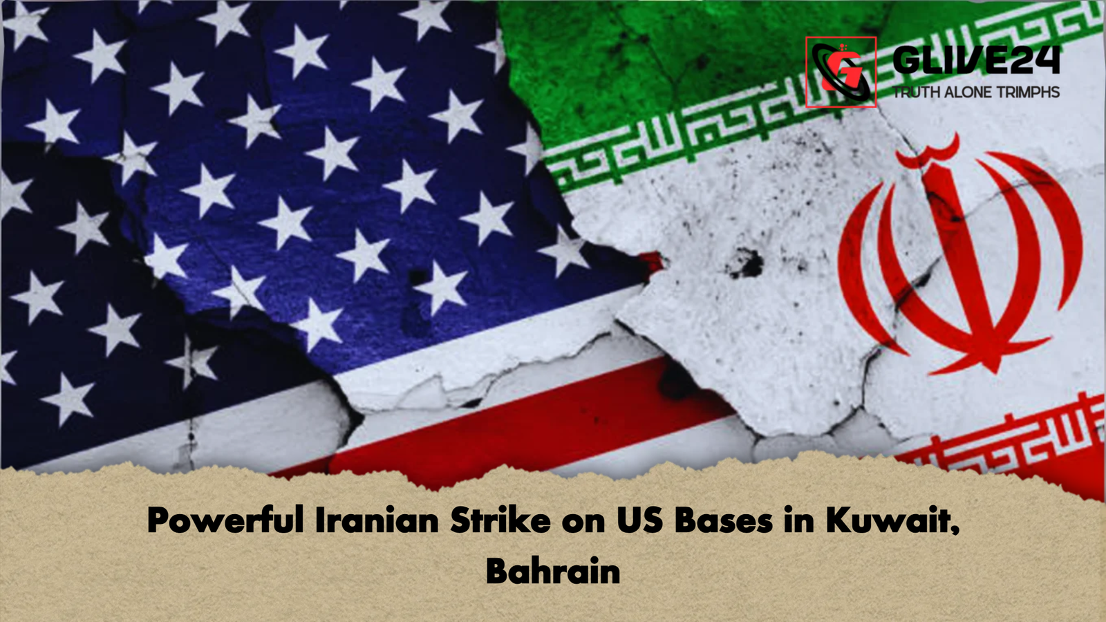Powerful Iranian Strike on US Bases in Kuwait Bahrain Powerful Iranian Strike on US Bases in Kuwait, Bahrain