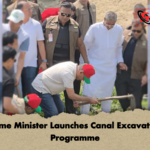 Prime Minister Launches Canal Excavation Programme Prime Minister Launches Canal Excavation Programme