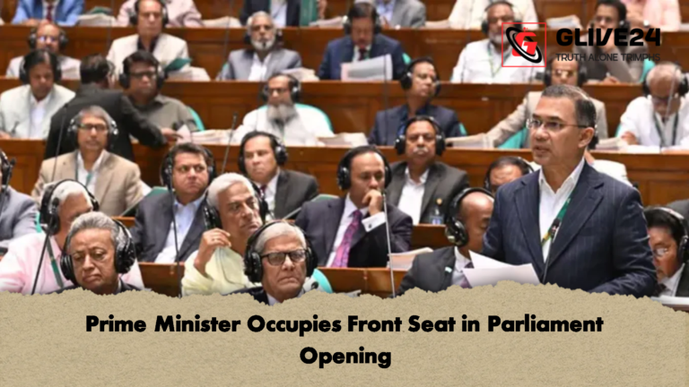 Prime Minister Occupies Front Seat in Parliament Opening Prime Minister Occupies Front Seat in Parliament Opening