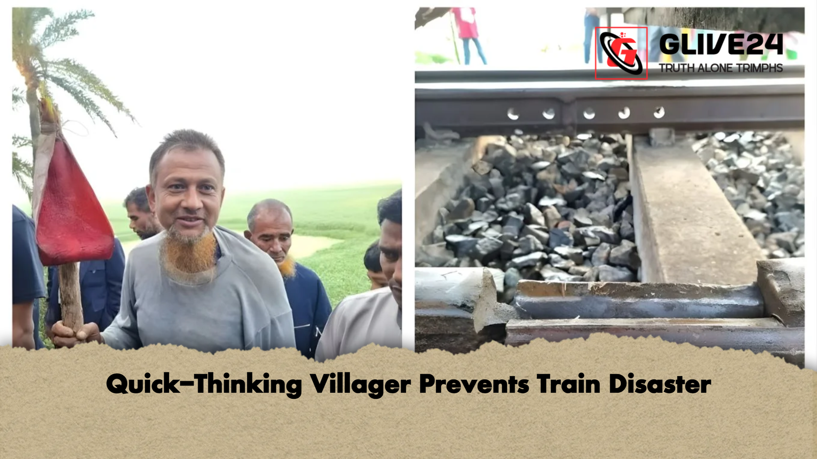 Quick-Thinking Villager Prevents Train Disaster 1 Quick Thinking Villager Prevents Train Disaster Quick-Thinking Villager Prevents Train Disaster