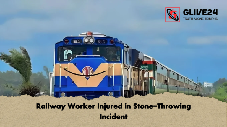 Railway Worker Injured in Stone Throwing Incident Railway Worker Injured in Stone-Throwing Incident