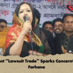 Rampant Lawsuit Trade Sparks Concern Rumin Farhana Rampant “Lawsuit Trade” Sparks Concern: Rumin Farhana