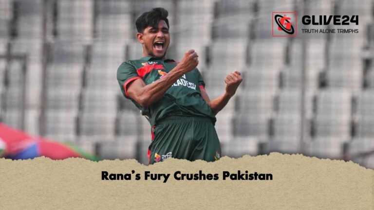 Ranas Fury Crushes Pakistan 1 Rana’s Fury Crushes Pakistan