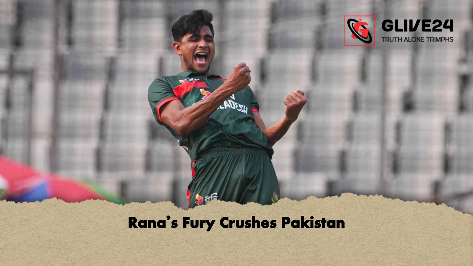 Rana’s Fury Crushes Pakistan 1 Ranas Fury Crushes Pakistan 1 Rana’s Fury Crushes Pakistan
