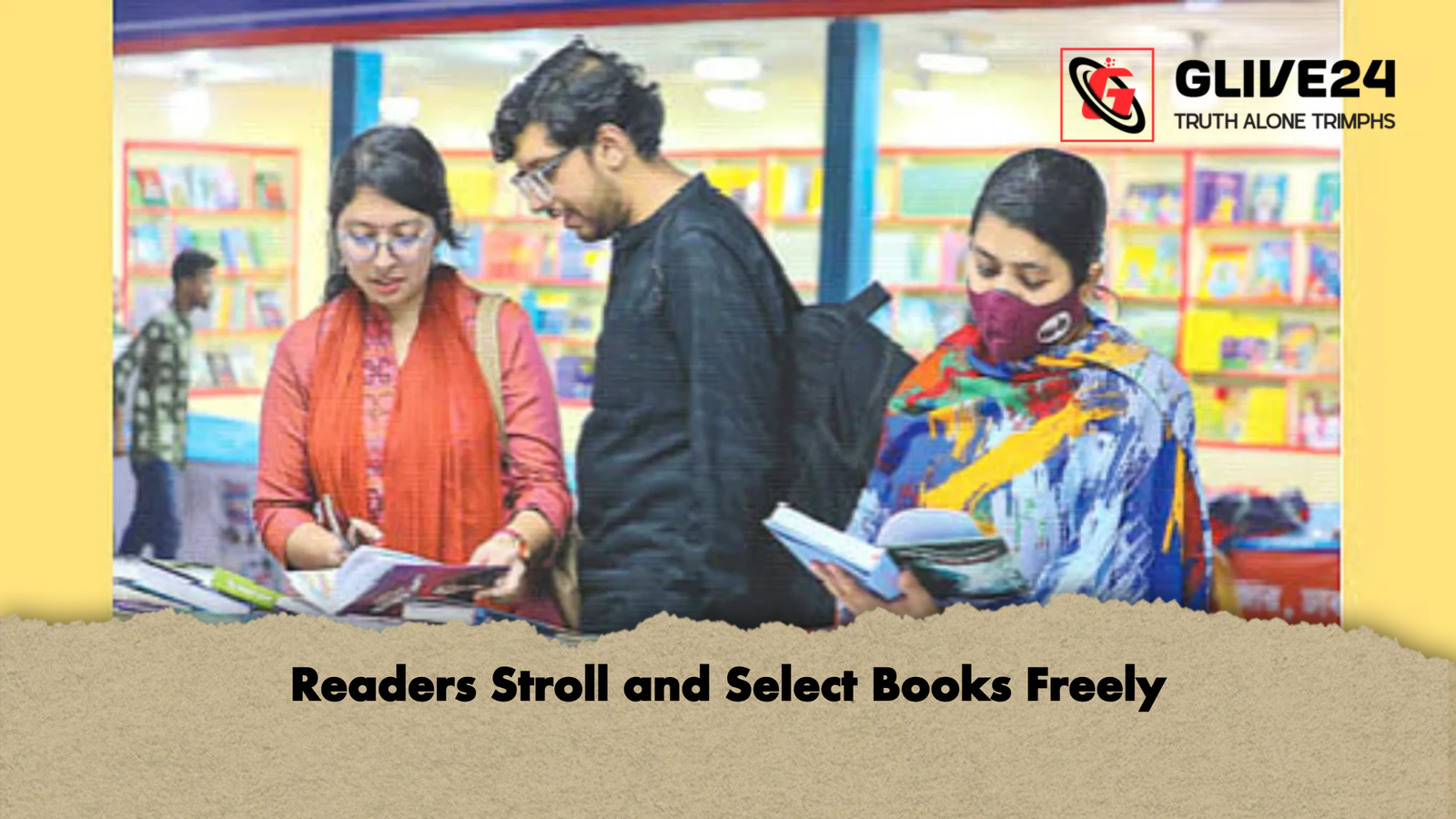 Readers Stroll and Select Books Freely Readers Stroll and Select Books Freely