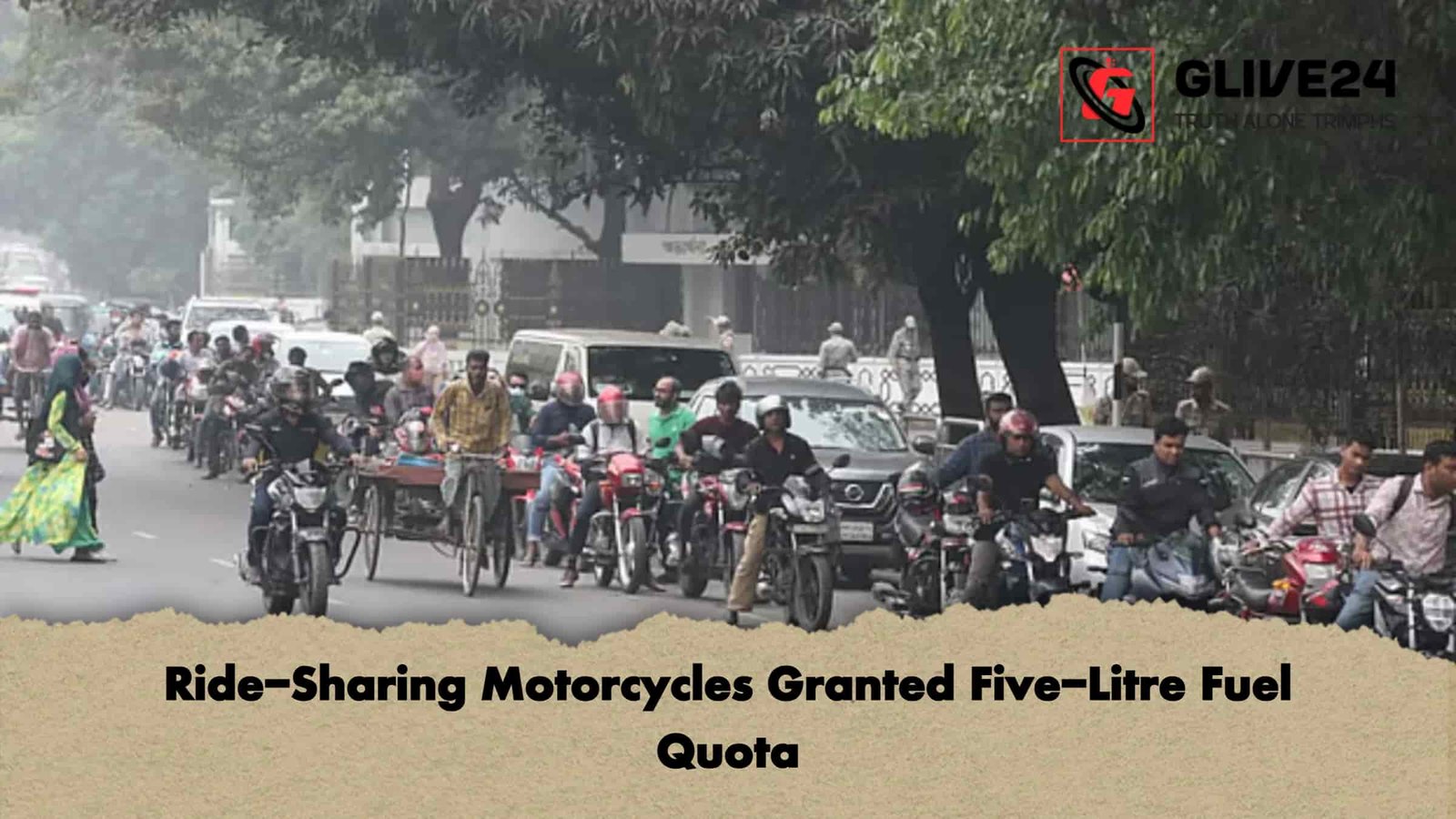 Ride-Sharing Motorcycles Granted Five-Litre Fuel Quota