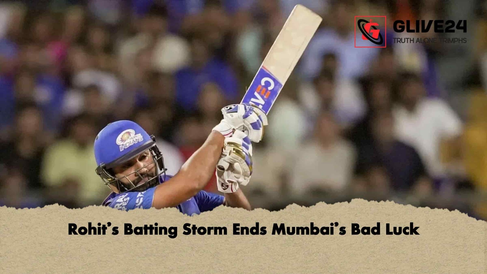 Rohit's Batting Storm Ends Mumbai's Bad Luck