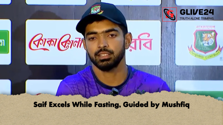 Saif Excels While Fasting Guided by Mushfiq Saif Excels While Fasting, Guided by Mushfiq