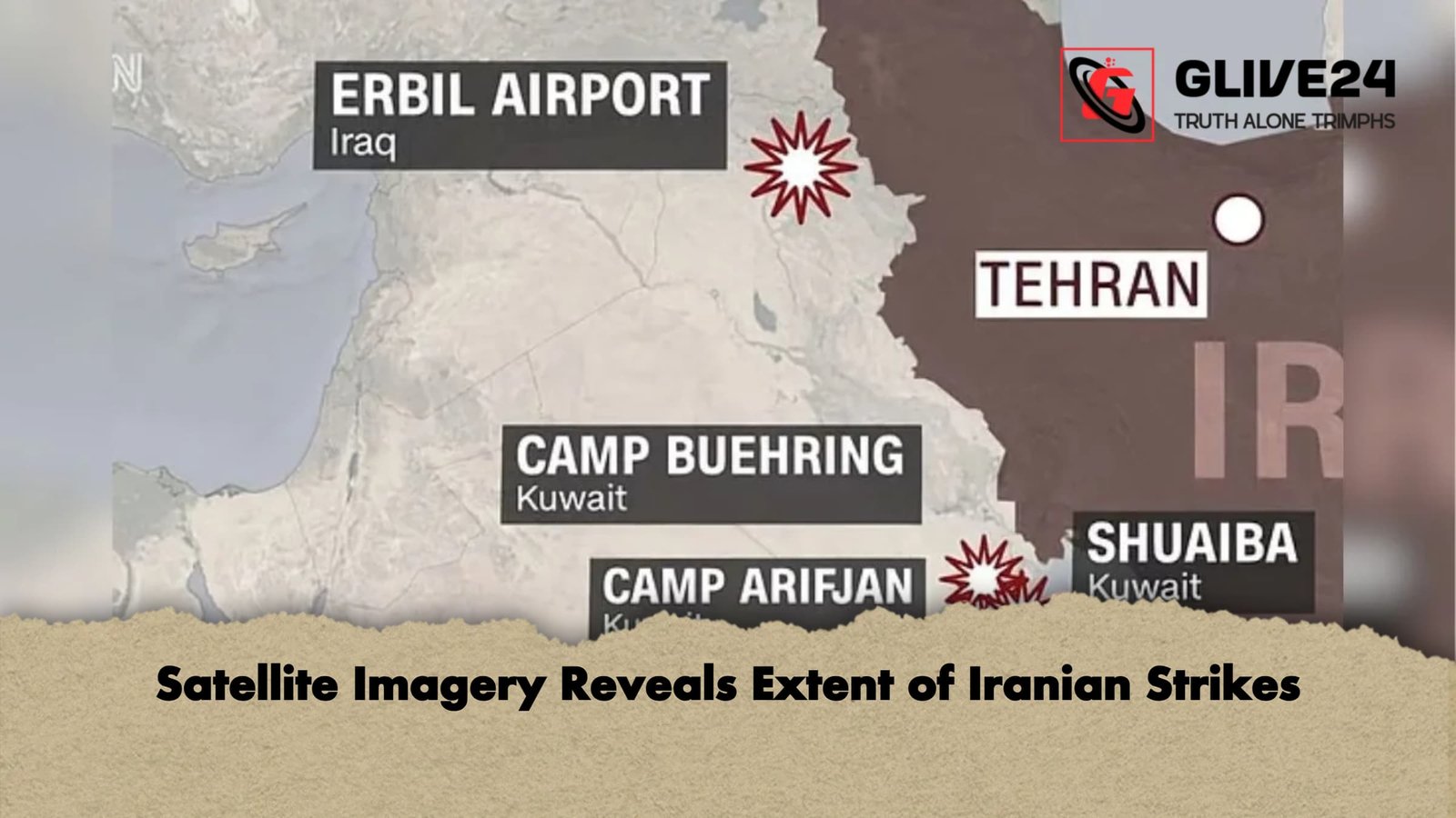 Satellite Imagery Reveals Extent of Iranian Strikes 1 Satellite Imagery Reveals Extent of Iranian Strikes