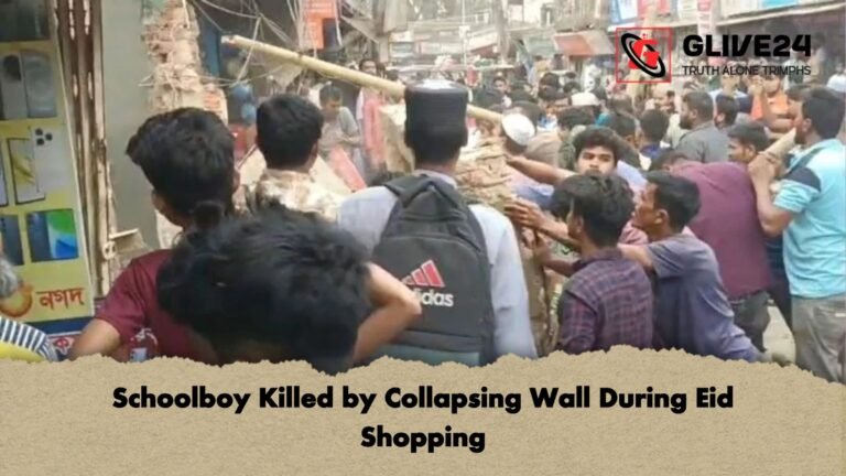 Schoolboy Killed by Collapsing Wall During Eid Shopping Schoolboy Killed by Collapsing Wall During Eid Shopping