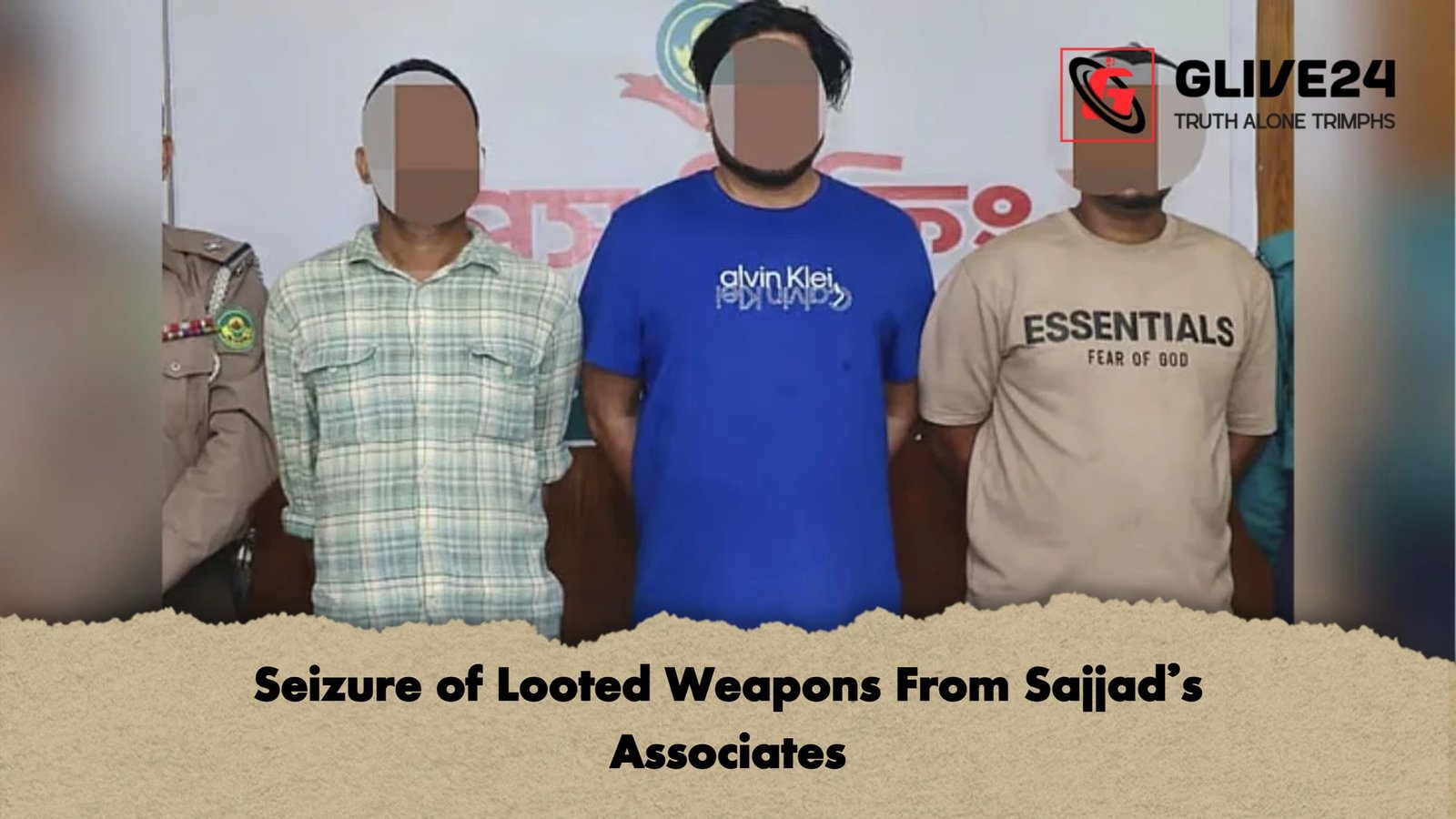 Seizure of Looted Weapons From Sajjads Associates Seizure of Looted Weapons From Sajjad’s Associates