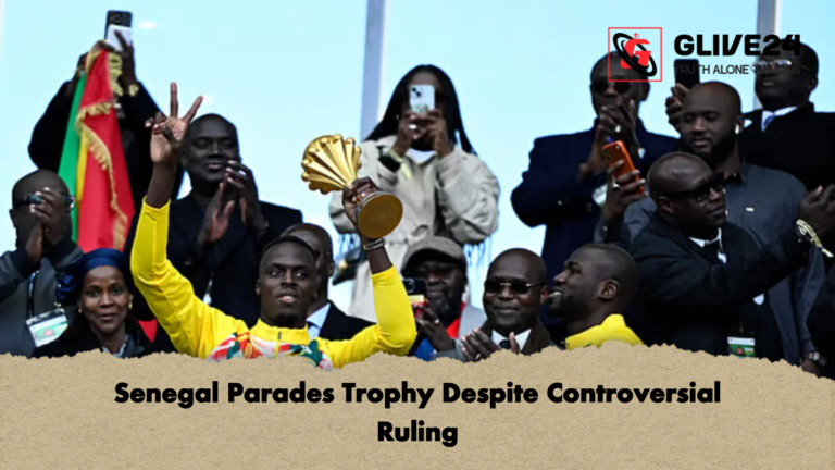Senegal Parades Trophy Despite Controversial Ruling Senegal Parades Trophy Despite Controversial Ruling