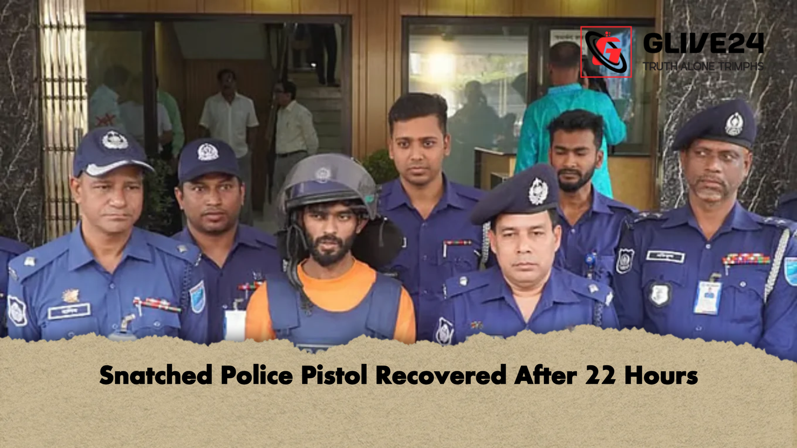 Snatched Police Pistol Recovered After 22 Hours