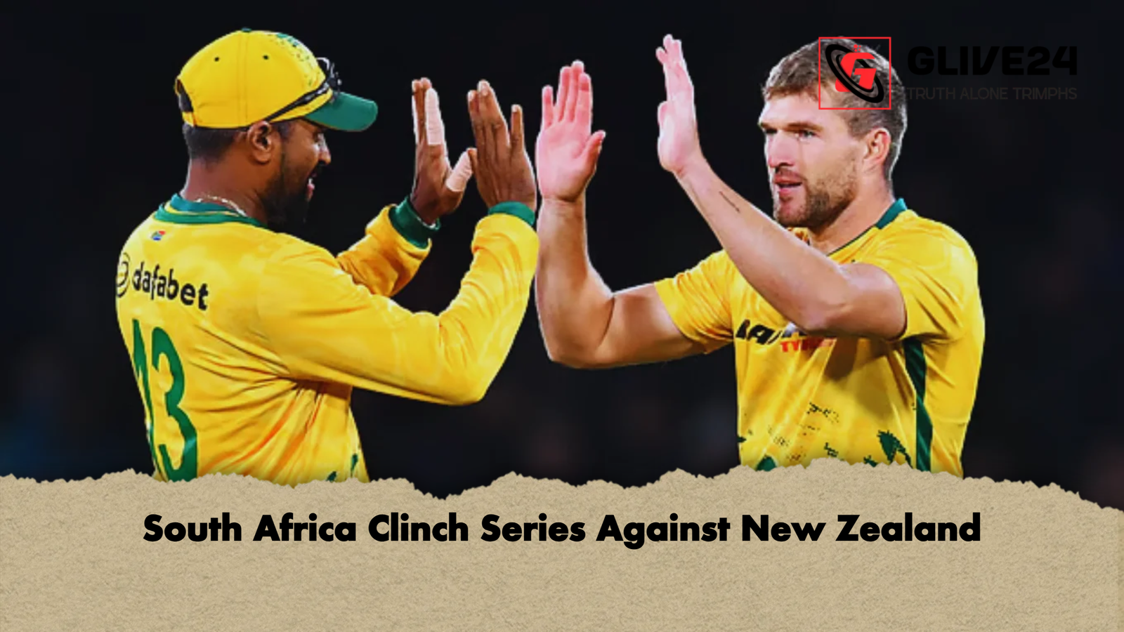 South Africa Clinch Series Against New Zealand South Africa Clinch Series Against New Zealand