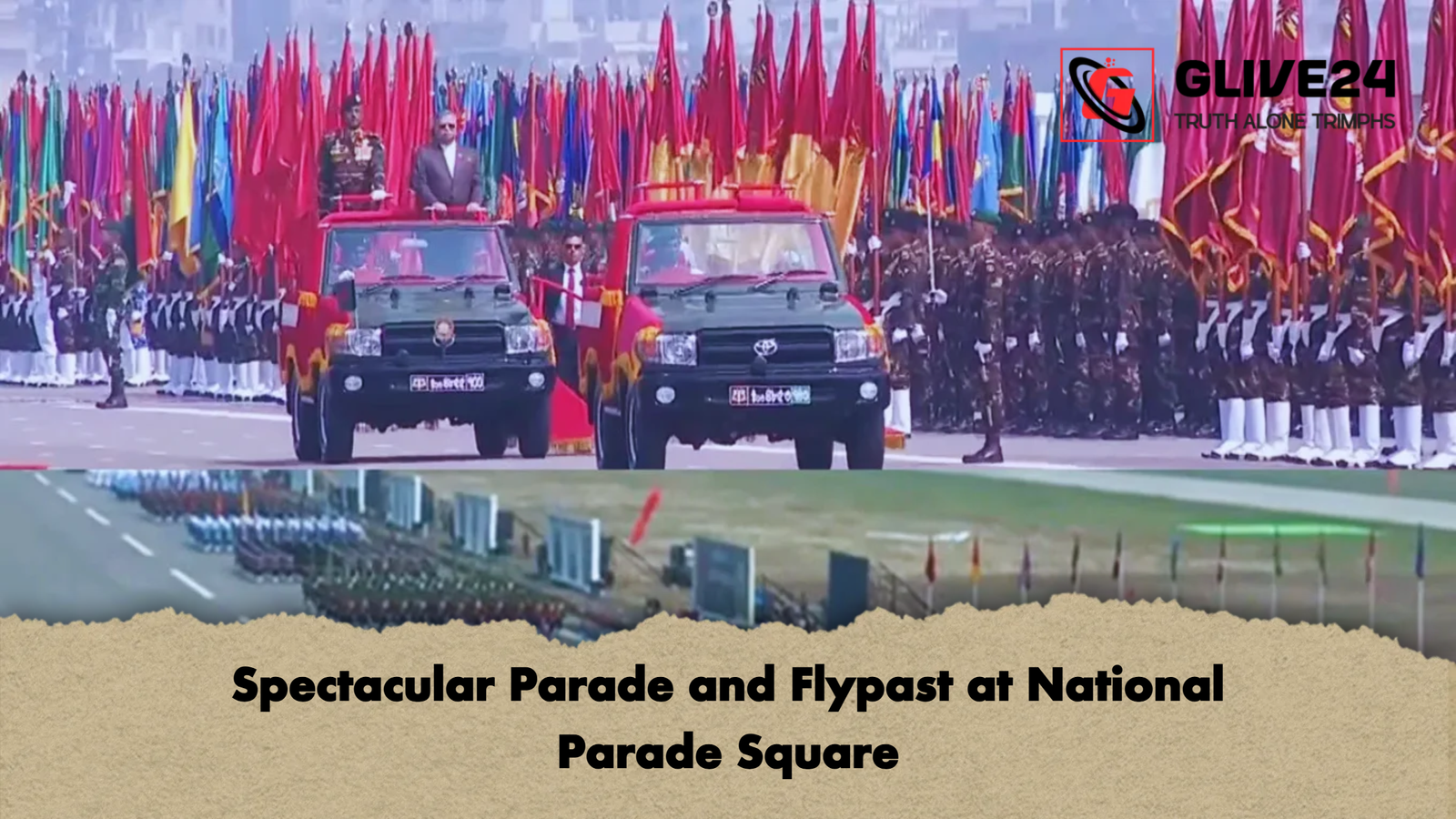Spectacular Parade and Flypast at National Parade Square Spectacular Parade and Flypast at National Parade Square