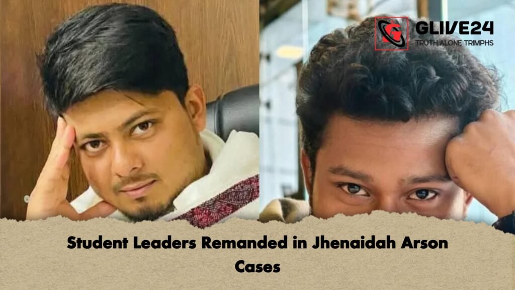 Student Leaders Remanded in Jhenaidah Arson Cases Student Leaders Remanded in Jhenaidah Arson Cases 1 Student Leaders Remanded in Jhenaidah Arson Cases