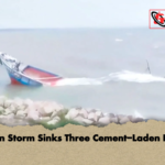 Sudden Storm Sinks Three Cement Laden Barges Sudden Storm Sinks Three Cement-Laden Barges