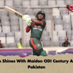 Tamim Shines With Maiden ODI Century Against Pakistan Tamim Shines With Maiden ODI Century Against Pakistan