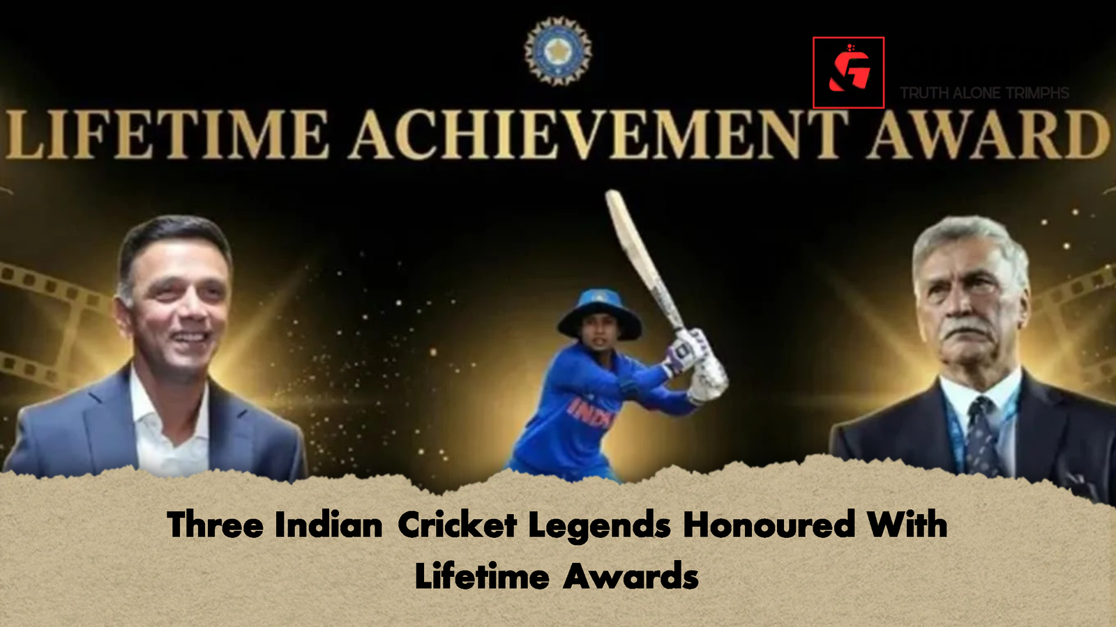 Three Indian Cricket Legends Honoured With Lifetime Awards Three Indian Cricket Legends Honoured With Lifetime Awards