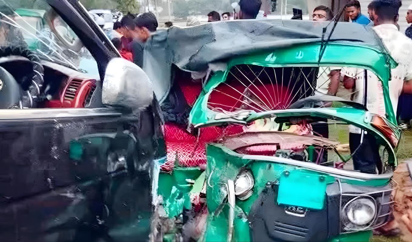 Three Killed in Srimangal Crash Three Killed in Srimangal Crash