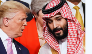 Trump Hails Teases Saudi Crown Prince Trump Hails, Teases Saudi Crown Prince