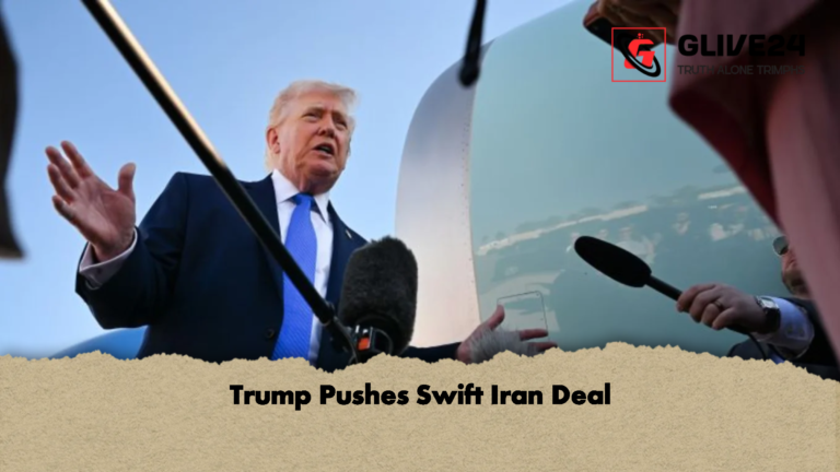 Trump Pushes Swift Iran Deal Trump Pushes Swift Iran Deal