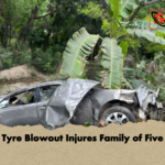 Tyre Blowout Injures Family of Five Tyre Blowout Injures Family of Five