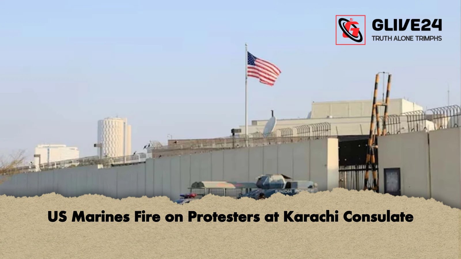 US Marines Fire on Protesters at Karachi Consulate 1 US Marines Fire on Protesters at Karachi Consulate 1 US Marines Fire on Protesters at Karachi Consulate