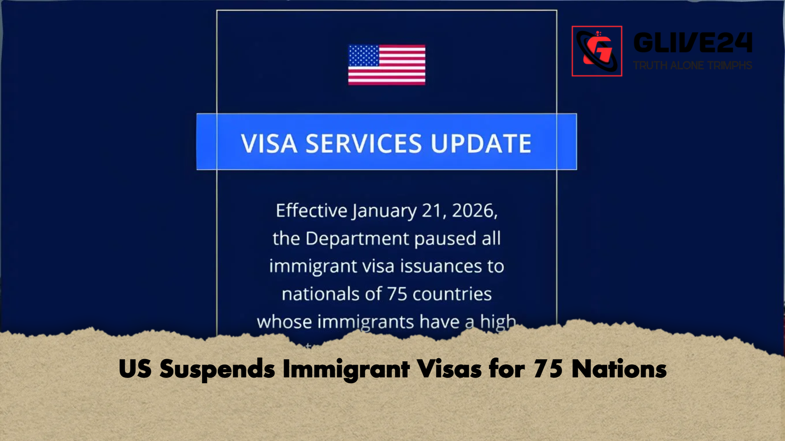 US Suspends Immigrant Visas for 75 Nations 1 US Suspends Immigrant Visas for 75 Nations US Suspends Immigrant Visas for 75 Nations