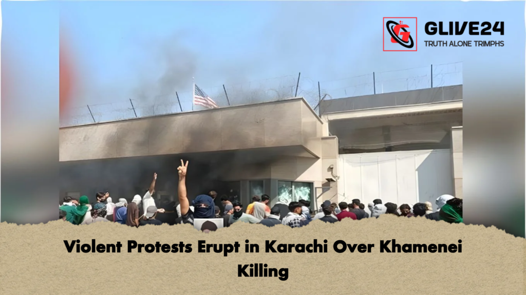 Violent Protests Erupt in Karachi Over Khamenei Killing 2 Violent Protests Erupt in Karachi Over Khamenei Killing Violent Protests Erupt in Karachi Over Khamenei Killing