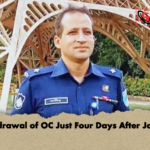Withdrawal of OC Just Four Days After Joining Withdrawal of OC Just Four Days After Joining