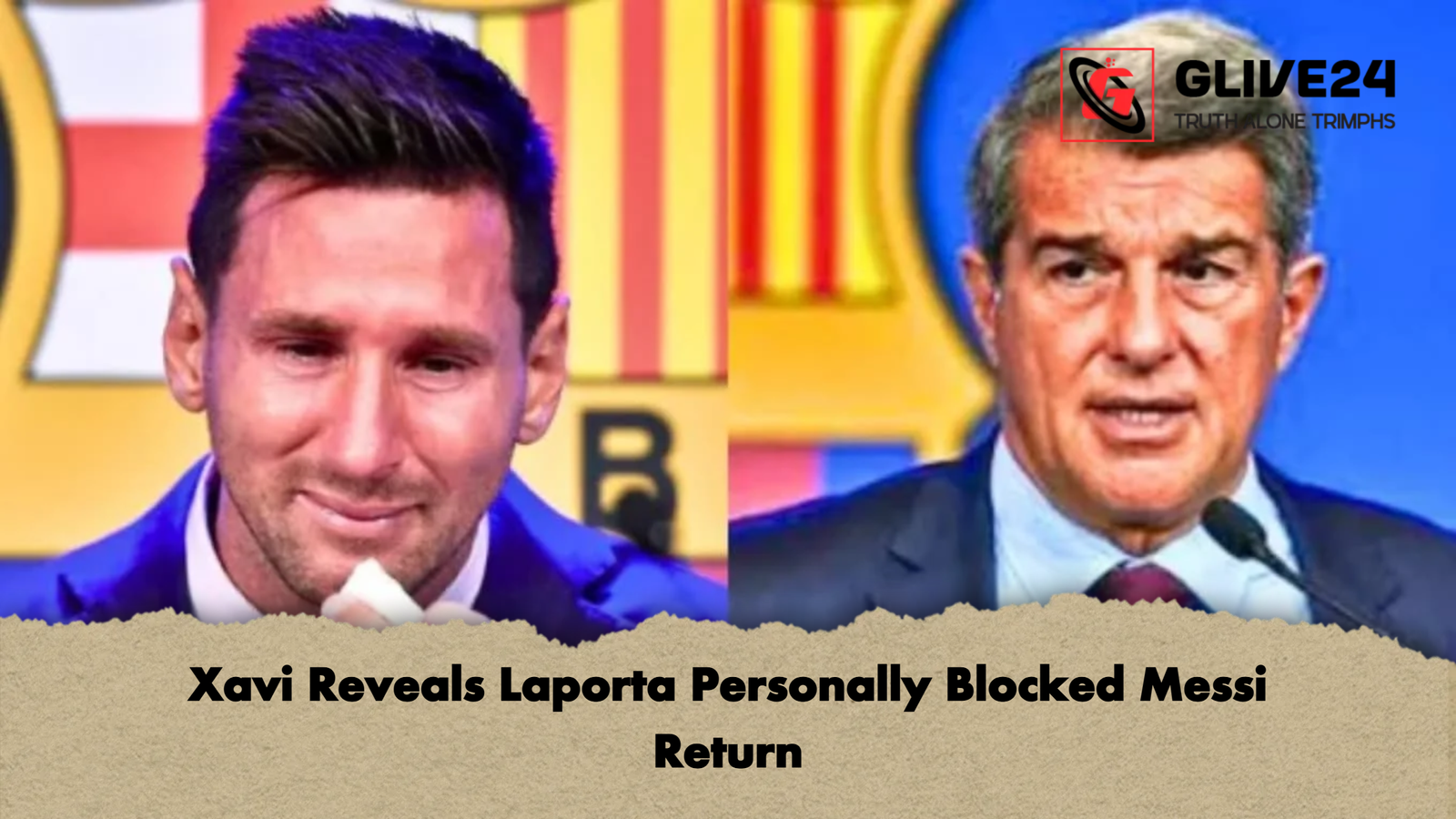 Xavi Reveals Laporta Personally Blocked Messi Return Xavi Reveals Laporta Personally Blocked Messi Return