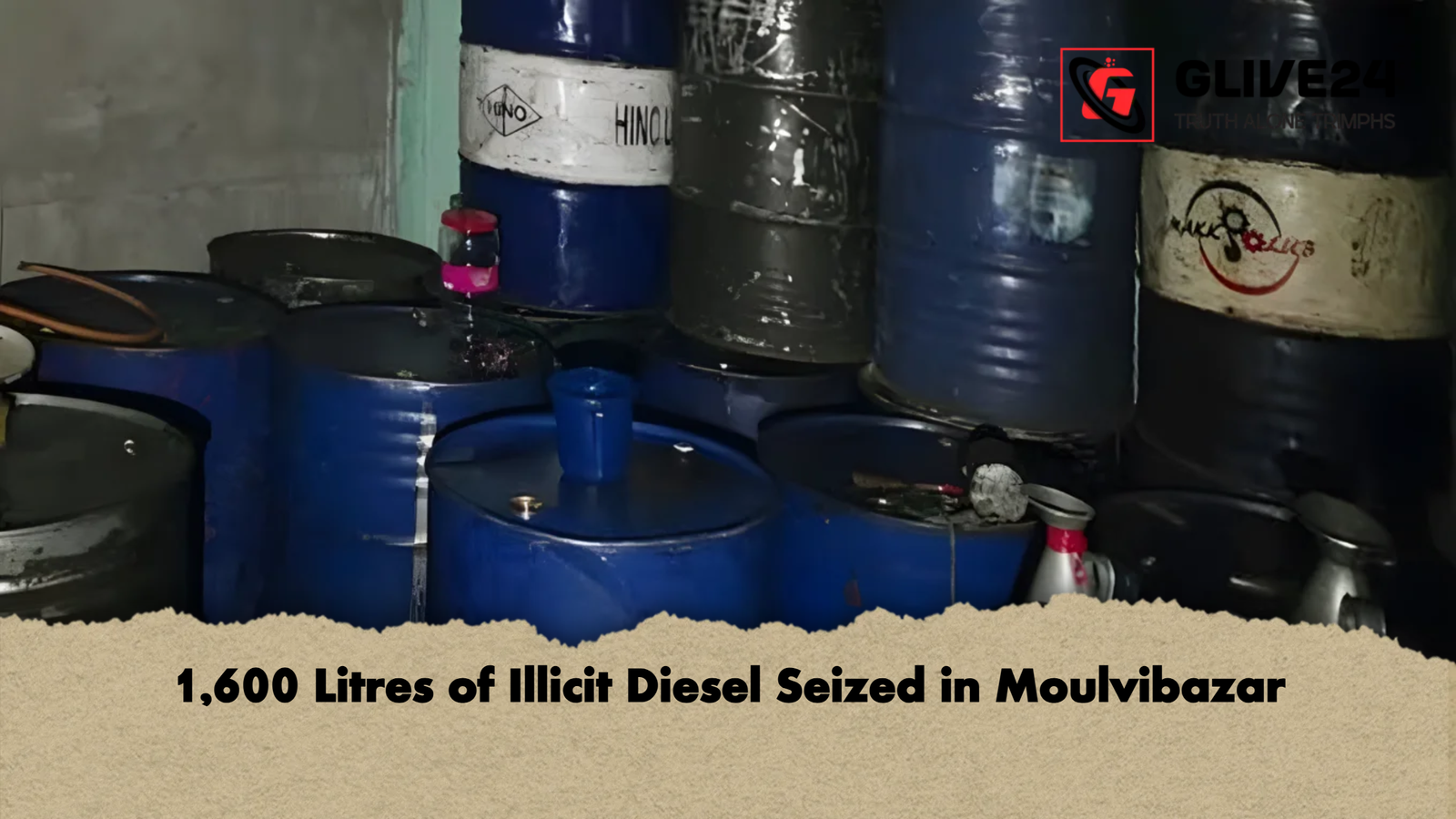 1600 Litres of Illicit Diesel Seized in Moulvibazar 2 1,600 Litres of Illicit Diesel Seized in Moulvibazar