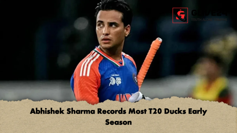 Abhishek Sharma Records Most T20 Ducks Early Season Abhishek Sharma Records Most T20 Ducks Early Season