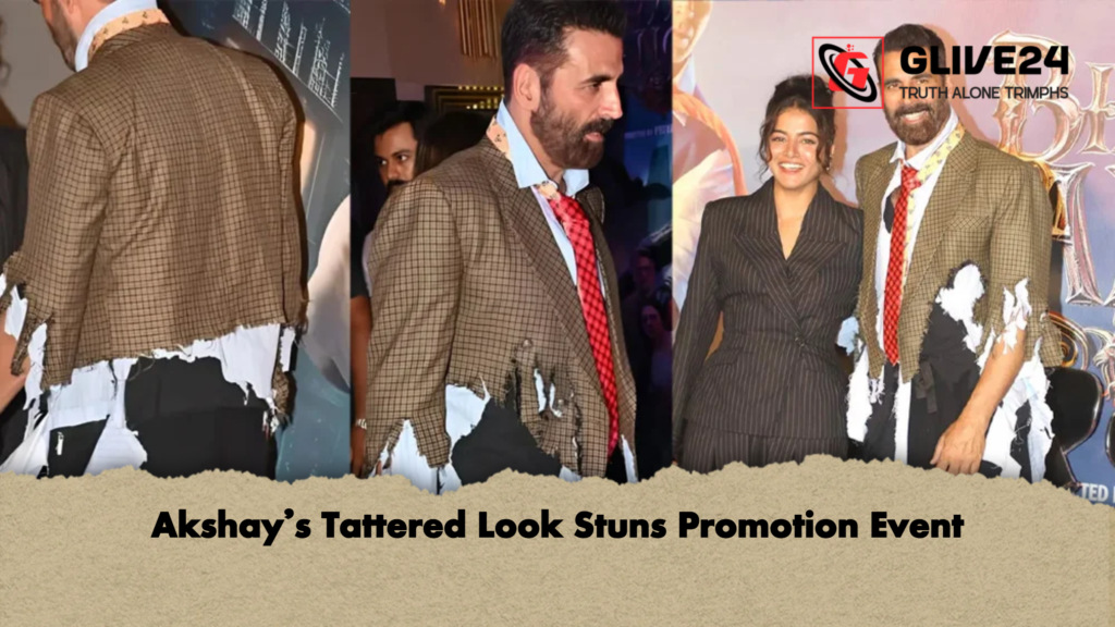 Akshay’s Tattered Look Stuns Promotion Event 3 Akshays Tattered Look Stuns Promotion Event Akshay’s Tattered Look Stuns Promotion Event