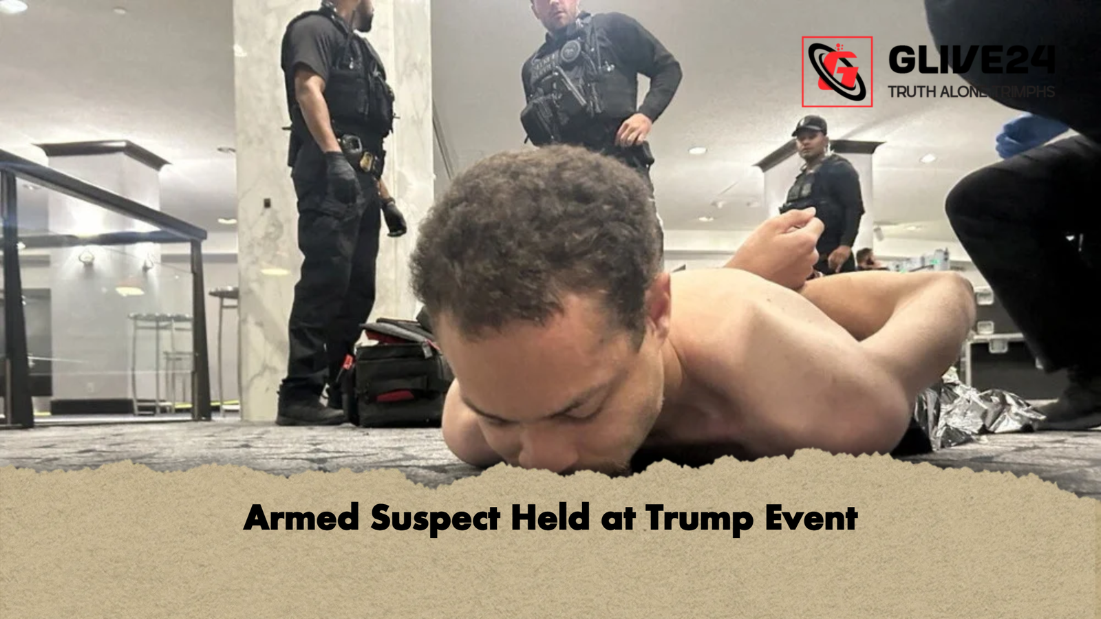 Armed Suspect Held at Trump Event Armed Suspect Held at Trump Event
