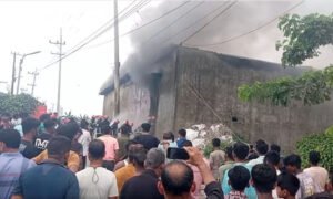 Arson Attack on Chattogram Warehouse Arson Attack on Chattogram Warehouse