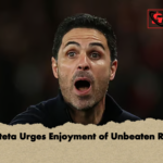 Arteta Urges Enjoyment of Unbeaten Run Arteta Urges Enjoyment of Unbeaten Run