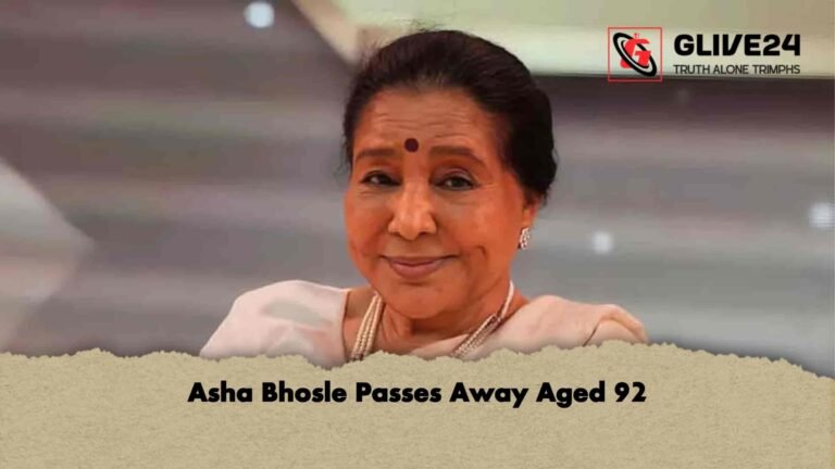 Asha Bhosle Passes Away Aged 92
