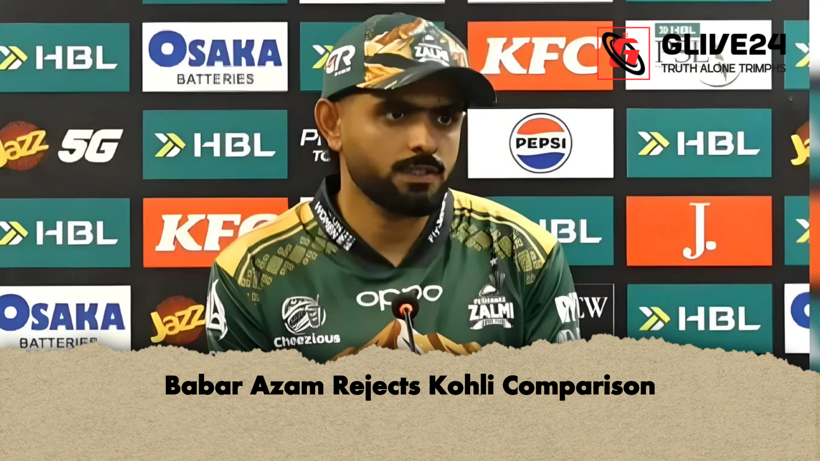 Babar Azam Rejects Kohli Comparison Babar Azam Rejects Kohli Comparison