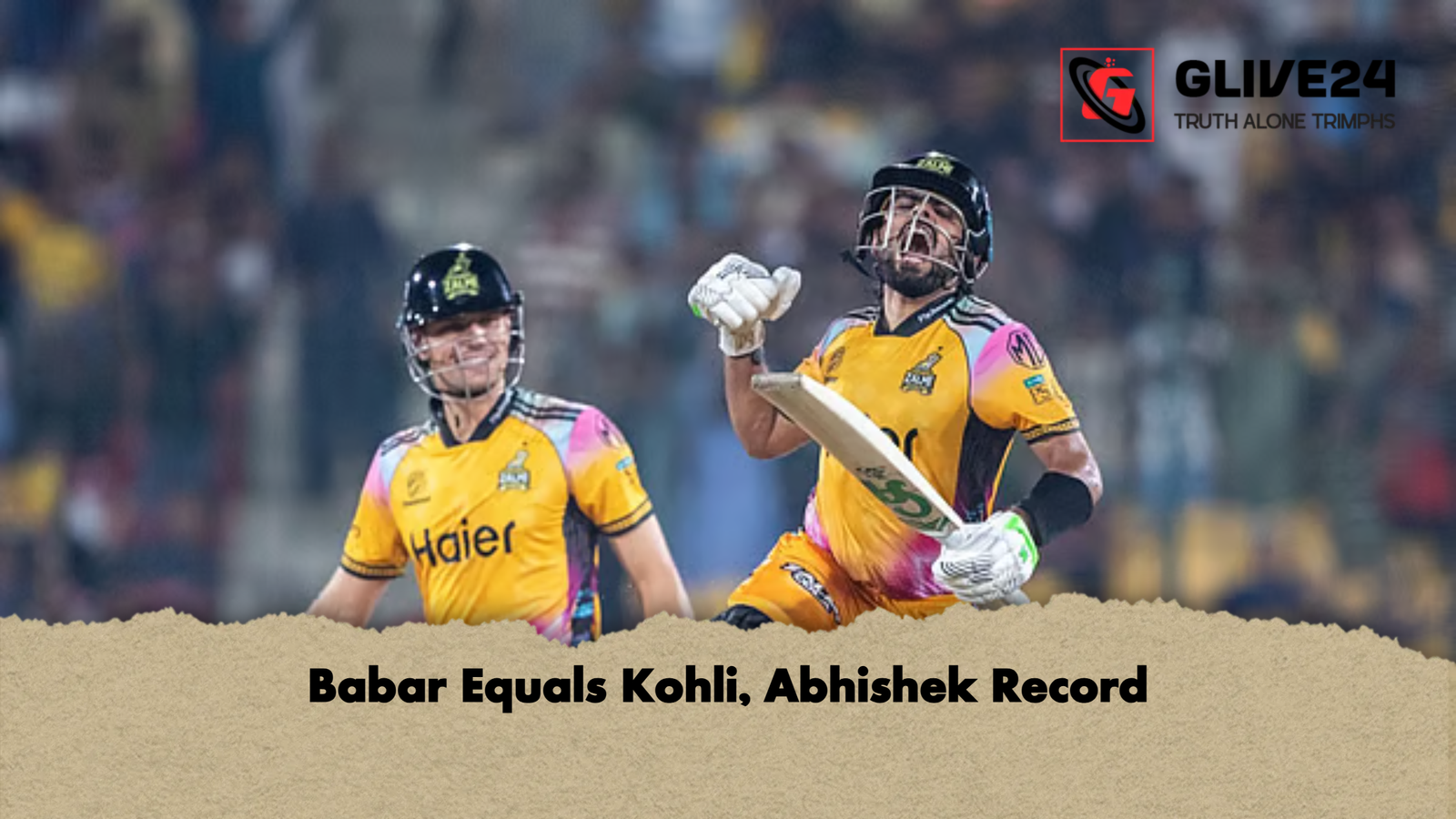 Babar Equals Kohli Abhishek Record Babar Equals Kohli, Abhishek Record