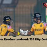 Babar Reaches Landmark T20 Fifty Century Babar Reaches Landmark T20 Fifty Century
