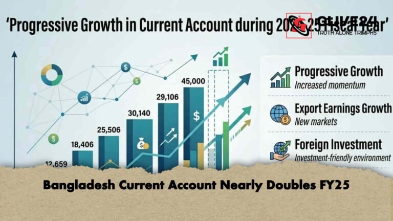 Bangladesh Current Account Nearly Doubles FY25