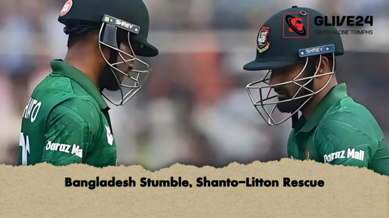 Bangladesh Stumble Shanto Litton Rescue Bangladesh Stumble, Shanto-Litton Rescue