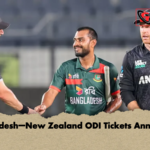 Bangladesh–New Zealand ODI Tickets Announced Bangladesh–New Zealand ODI Tickets Announced